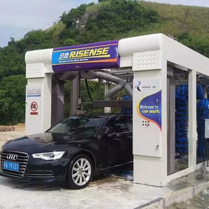 Портальная автомойка Qingdao Risense 9 Brush Tunnel Portal с системой CE и VFD