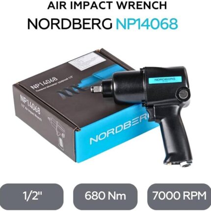 Пневмогайковёрт NORDBERG NP14140 1 2 1550 Нм